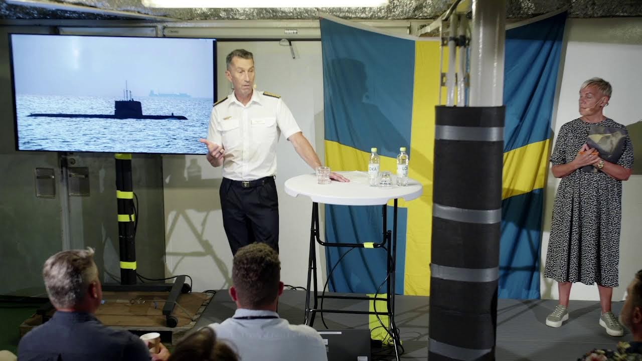 Det militärstrategiska läget och försvarets utveckling – Försvarsmakten i Almedalen 2023