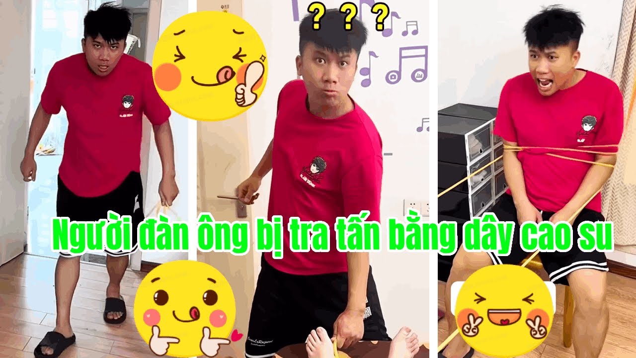 [TỔNG HỢP]Người đàn ông bị tra tấn bằng dây cao su[| cười bể bụng mới nhất tập 45