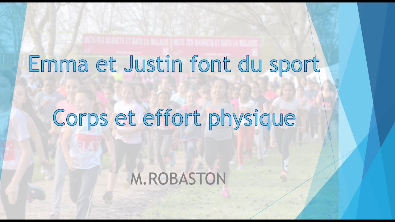5&egrave;mes - Modification du corps lors d'un effort physique