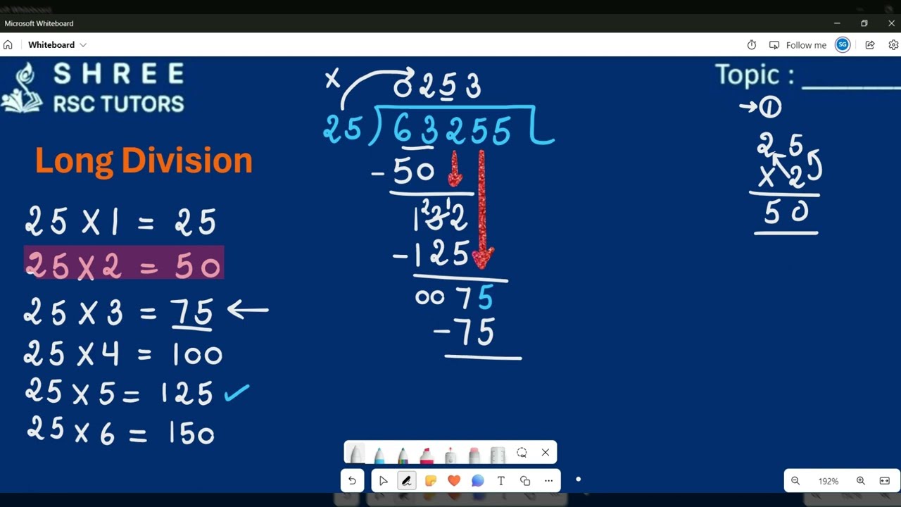 Long Division Part-2|| Division || SHREE RSC TUTORS