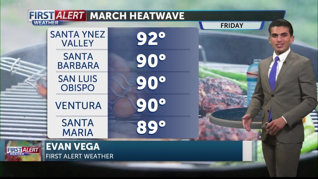 Clearing Wednesday, heat advisory Thursday