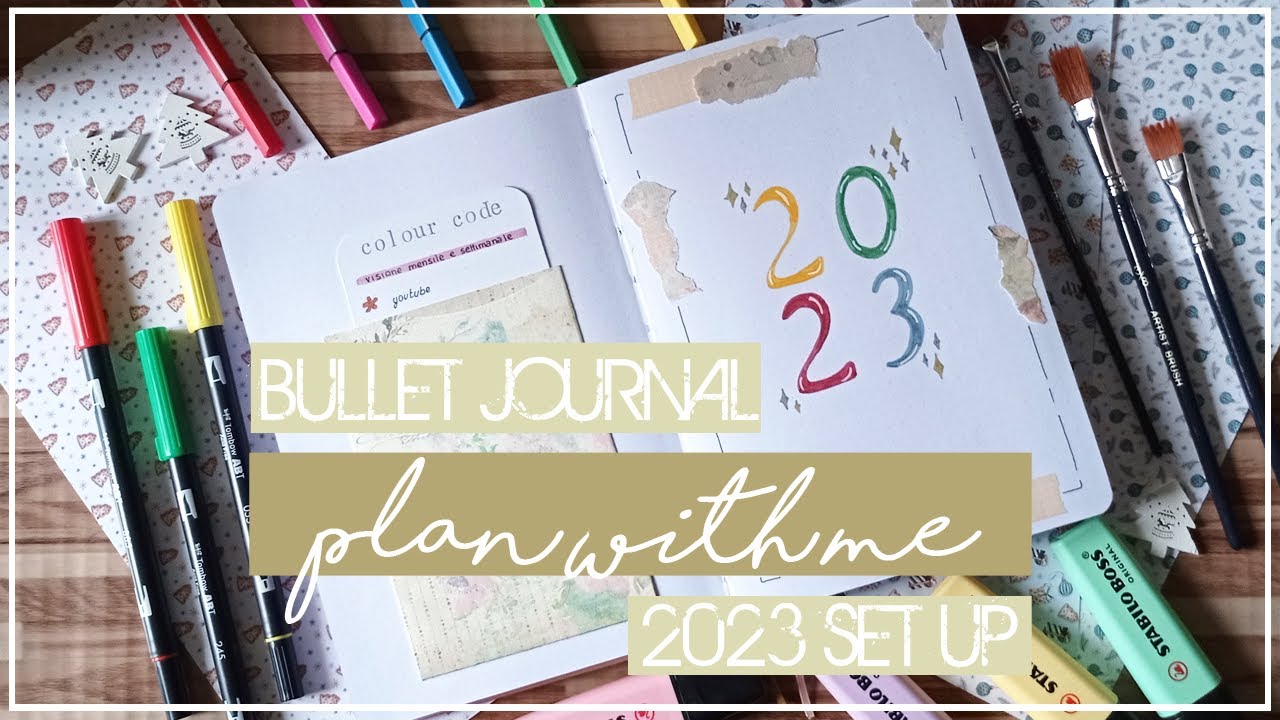 Bullet Journal: 2023 Set up - Plan with me