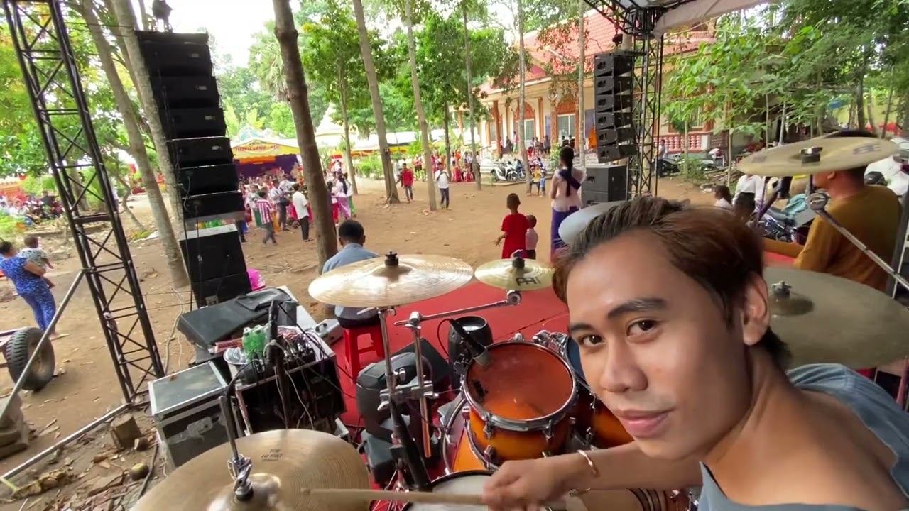 Sronos kay rom vung khmer. Wat sang chrova Vĩnh Long City Thiện Drum