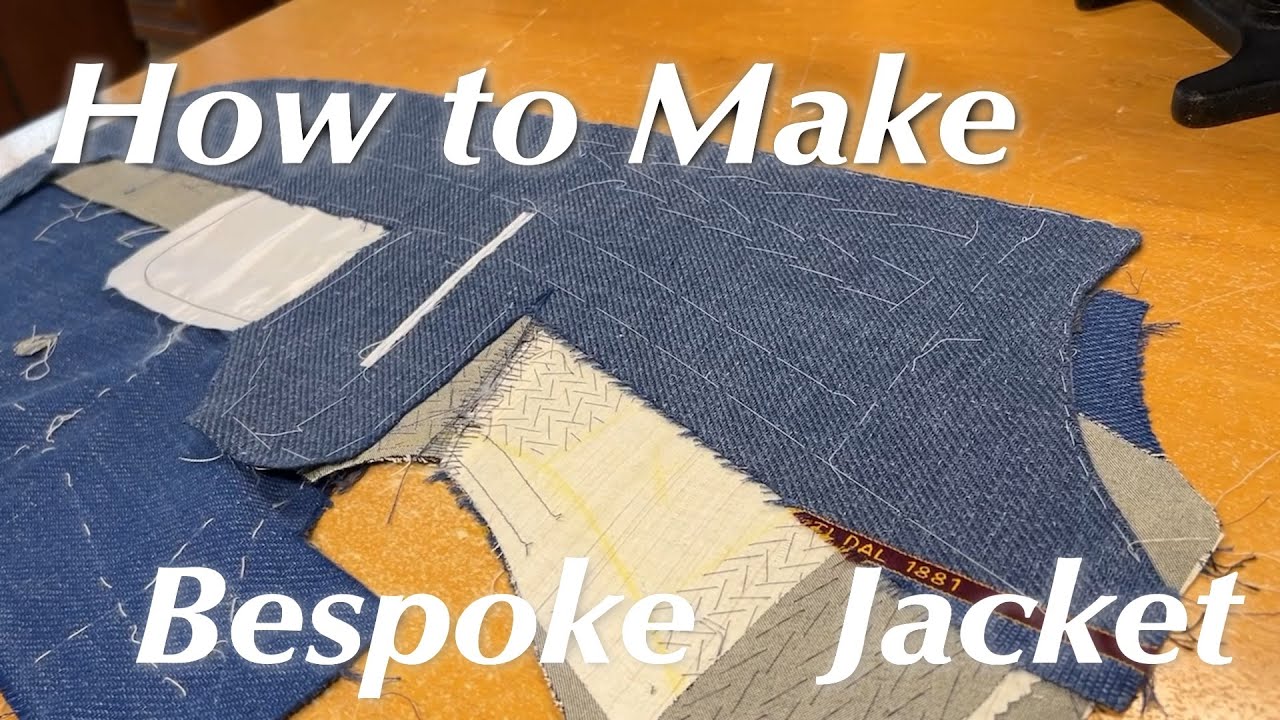 100％ Hand sawing patch pocket making.100％手縫いによるパッチポケット作りと身返し据えの作業工程をご紹介します！