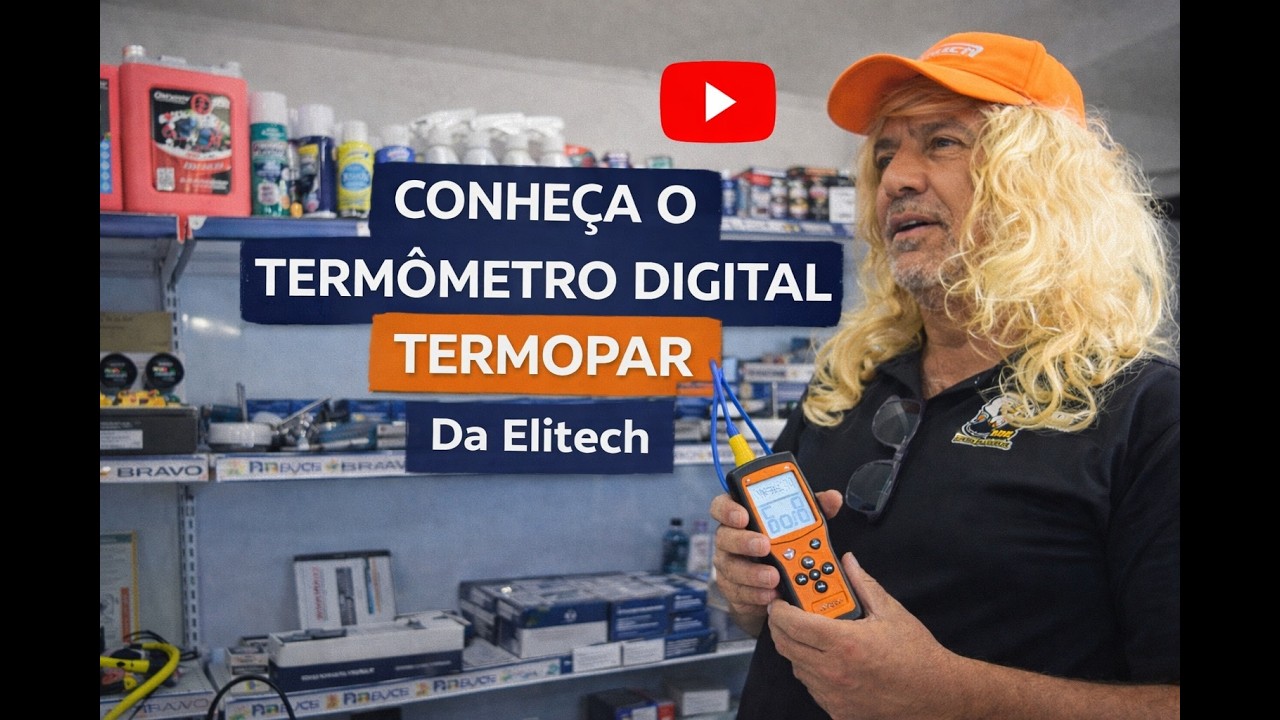 TERMÔMETRO DIGITAL ICT-220 ELITECH com 2 Sensores Tipo K e Bluetooth | Como Usar e Vale a Pena?