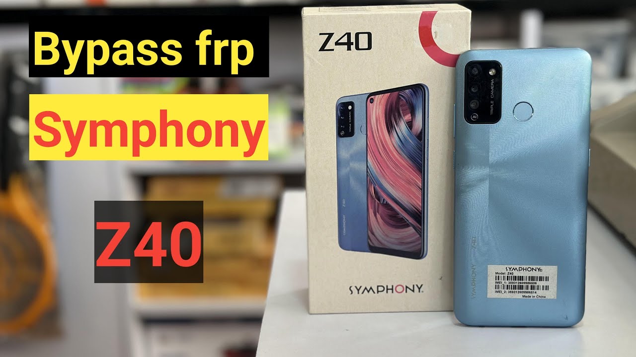 Symphony Z40 Frp Bypass || Reset Google Account Lock | Android 10 Q | Symphony Z40 Frp Unlock | 2023