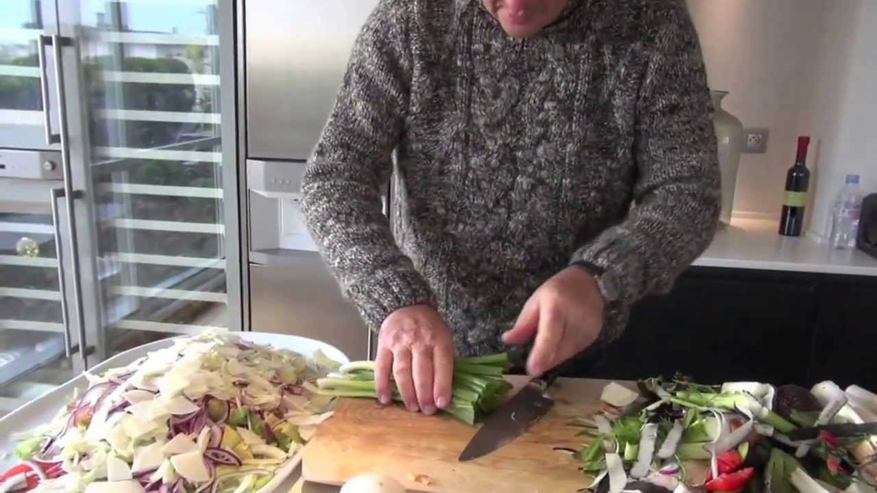 Grande salade d'été composée facile aux légumes croquants