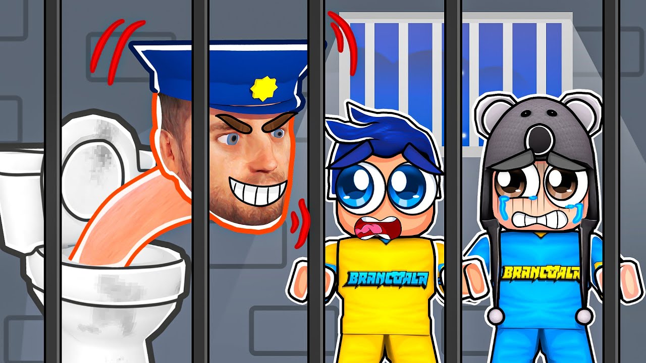 PRESOS PELO SKIBIDI TOILET NO ROBLOX - Brancoala Games