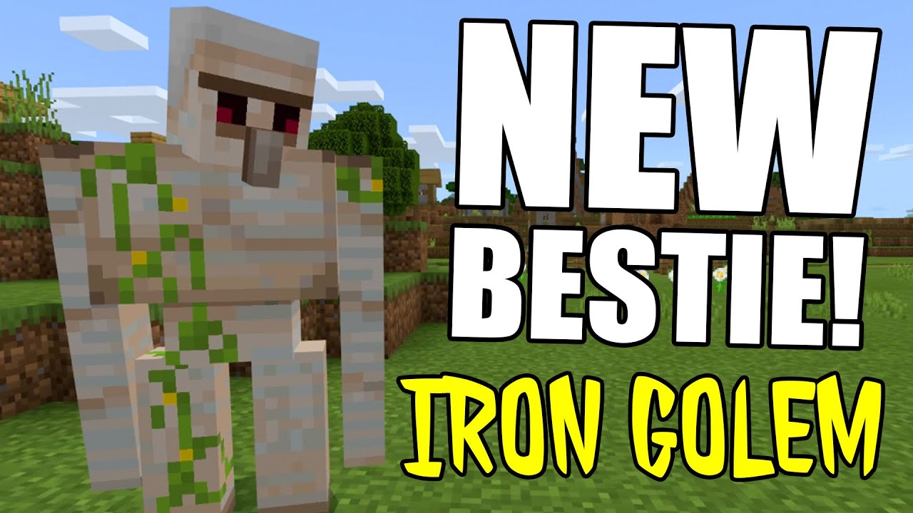 Let's Play Minecraft #7 | My New Bestie IRON GOLEM!!!