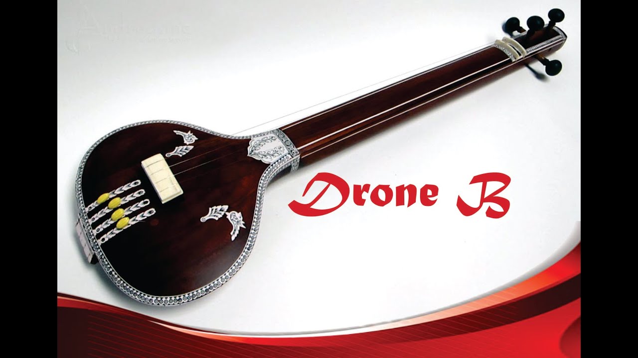 Tanpura Tampura *60min* Drone B (Meditation Yoga - Relax Deep,sleep Study Calming