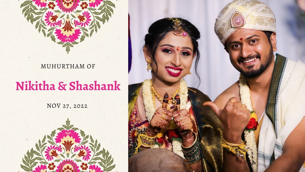 Niktha and Shashank Muhurtham Highlights 4K - Best Wedding Cinematic Highlights