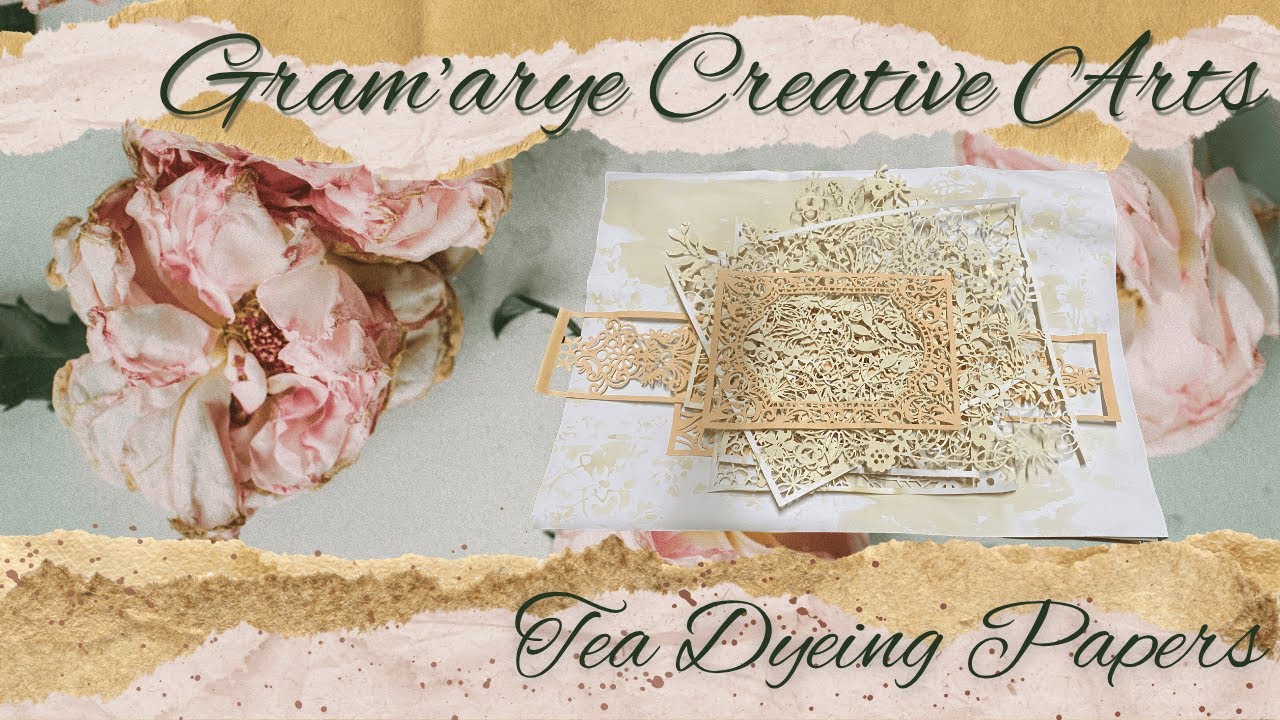 Tea Dyeing Paper Experiment #craftwithme