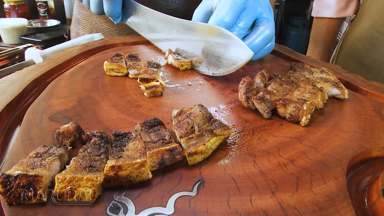 Torresmo tipo Pipoca Sertaneja e Panceta Crocante