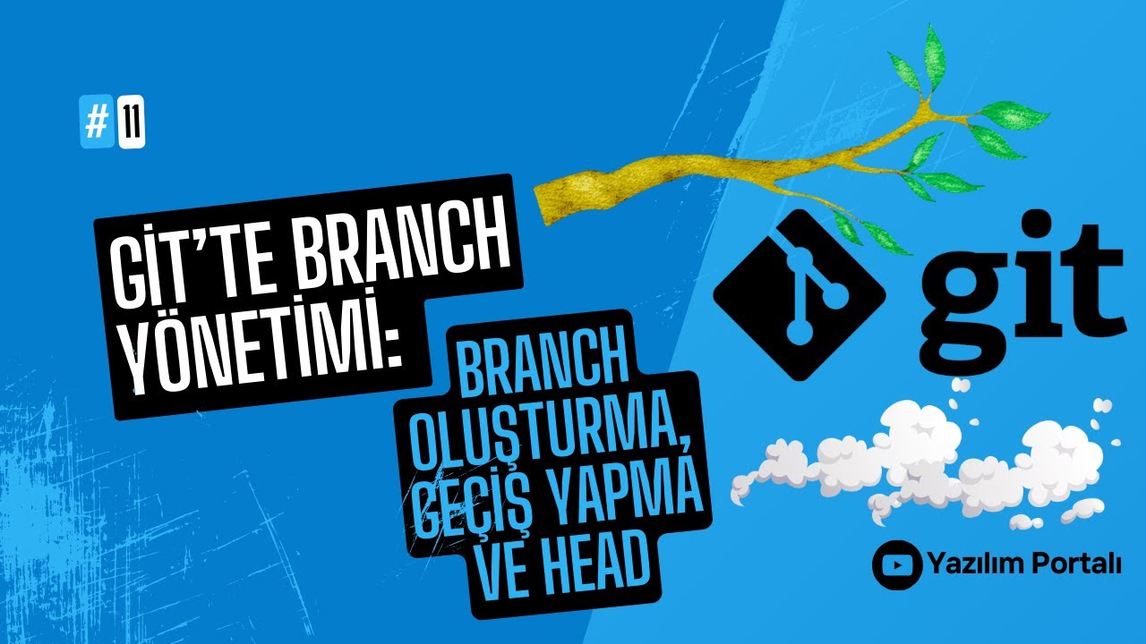 Git'te Branch Yönetimi: Branch Oluşturma, Geçiş Yapma ve HEAD