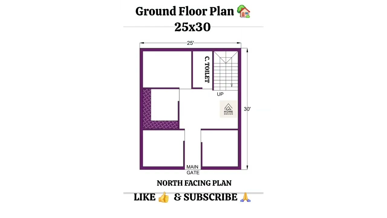25'x30' | 2d best 2 options for 25x30 home Plan | #homeplan #houseplan #2dplan #autocadplan  #viral
