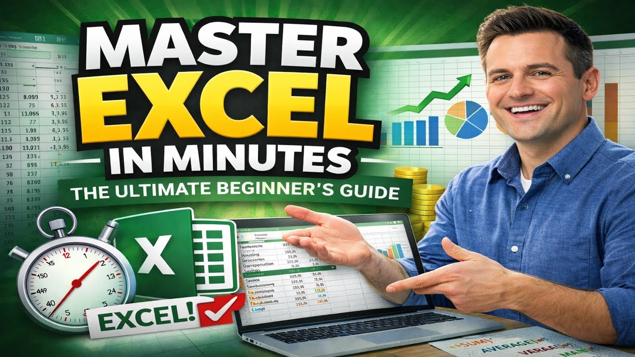 Excel For Beginners: Everything You need In One Video