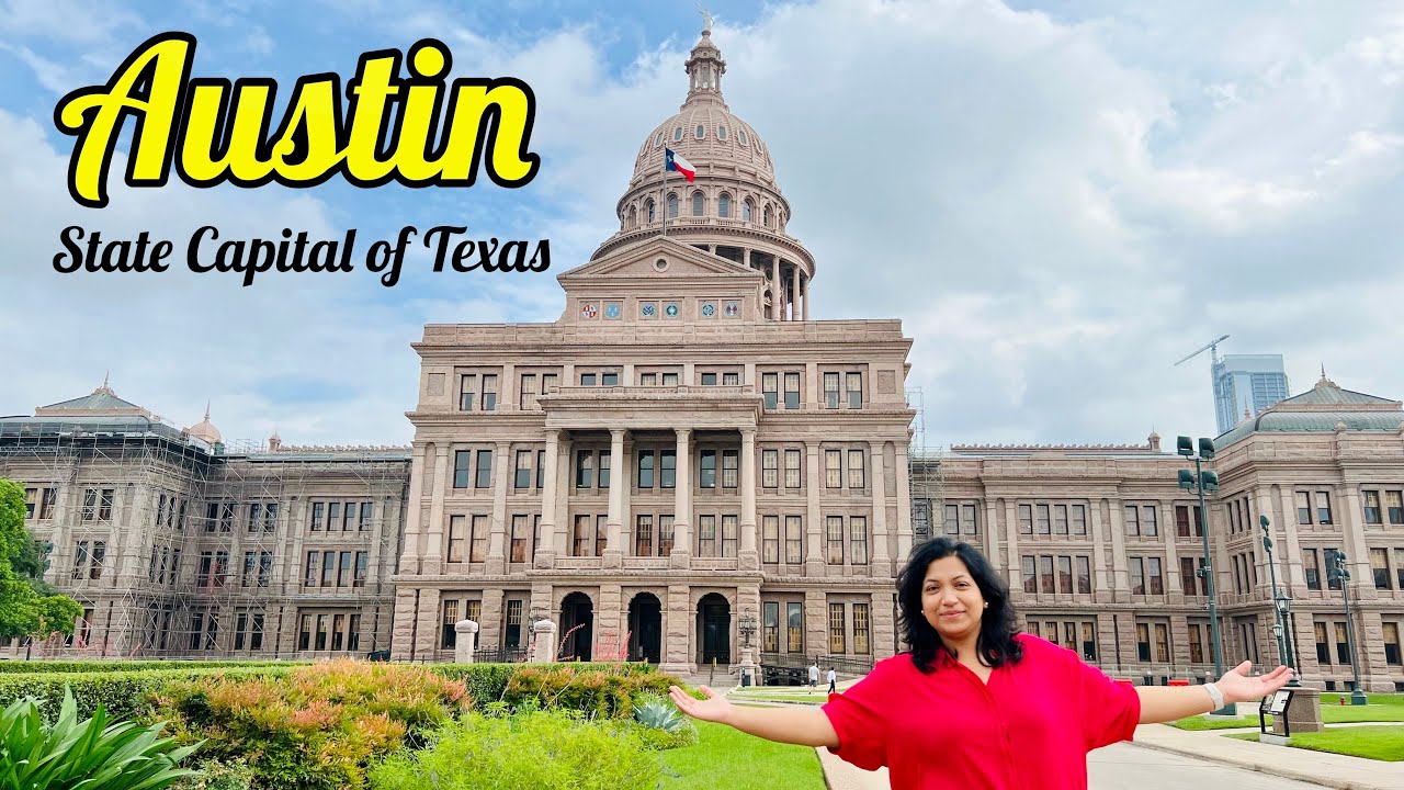 America EP 05: RoadTrip - Houston to Austin | Lake Travis | Texas State Capitol | Roving Couple