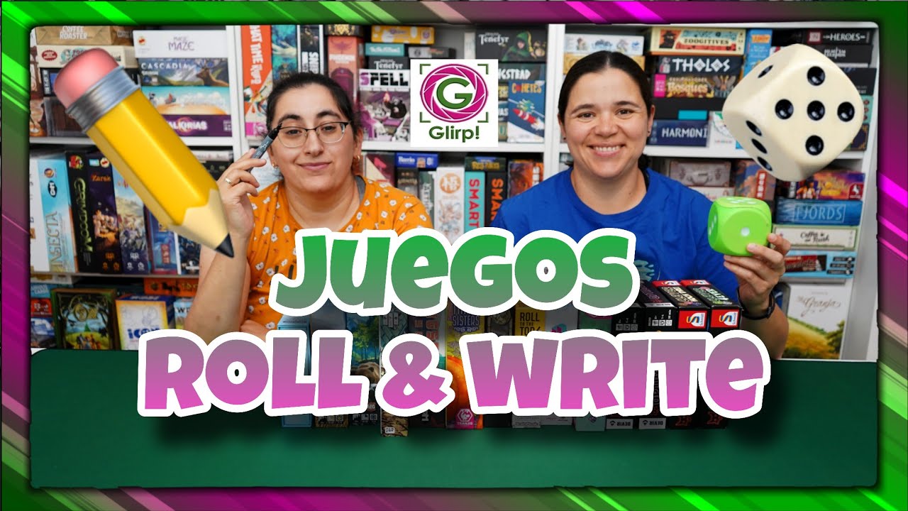 Juegos Roll & Write - TOP Glirp 2025 🎲📝👀