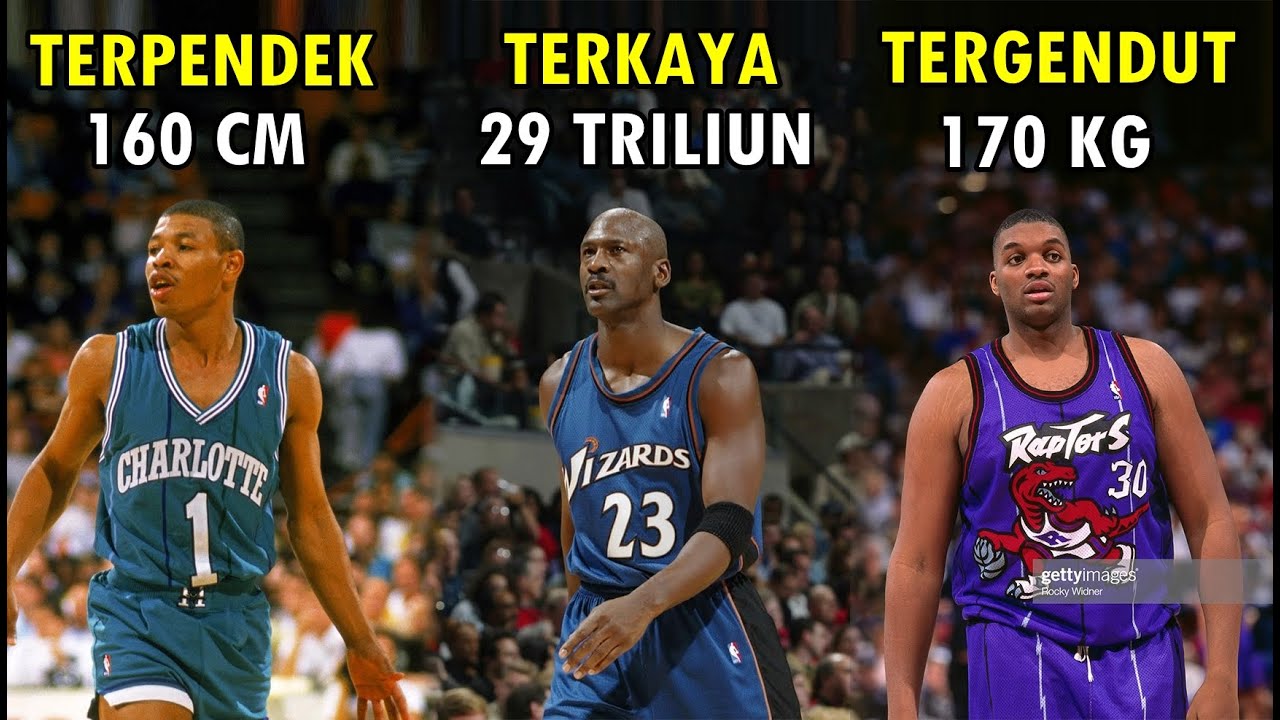 Daftar Pemain2 TER... Sepanjang Masa di NBA (Terpendek, Terkaya, Tergendut, dll) [PART 1]