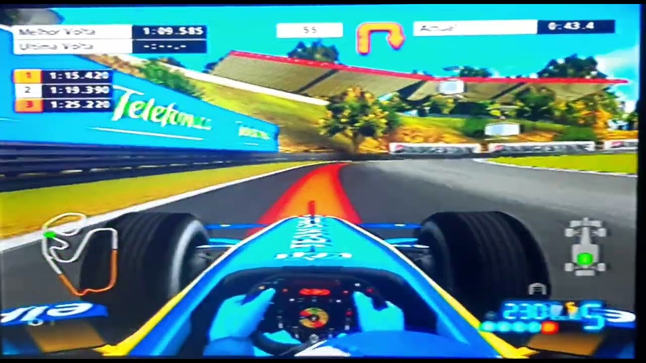 Volta Rápida em Interlagos F1 2006 PS2 