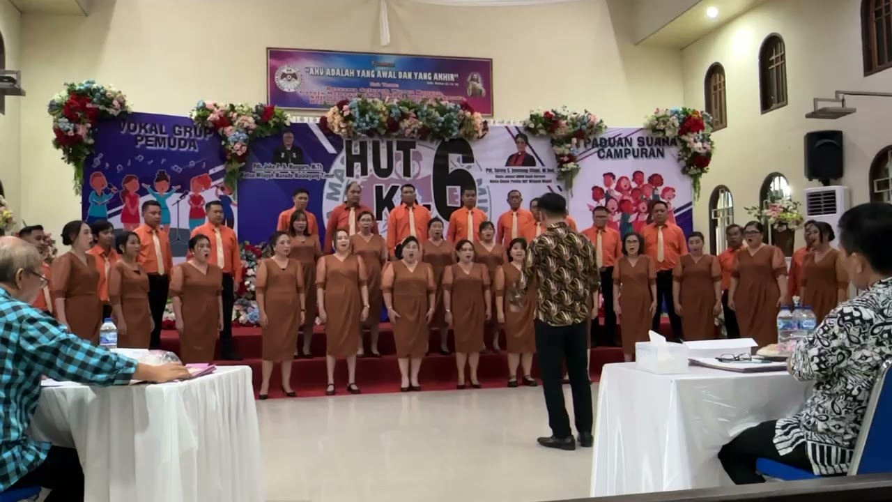 Guide Me O Thou Great Jehovah - Arr. Petrick L. Salhuteru - PS Campuran GMIM Nafiri Malalayang