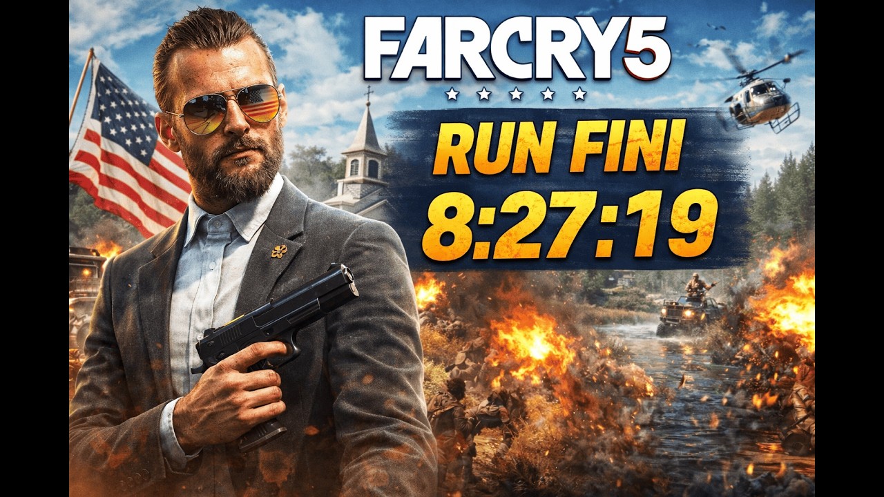 Far Cry 5 - Speedrun Any% No RP Farming - 8:27:19