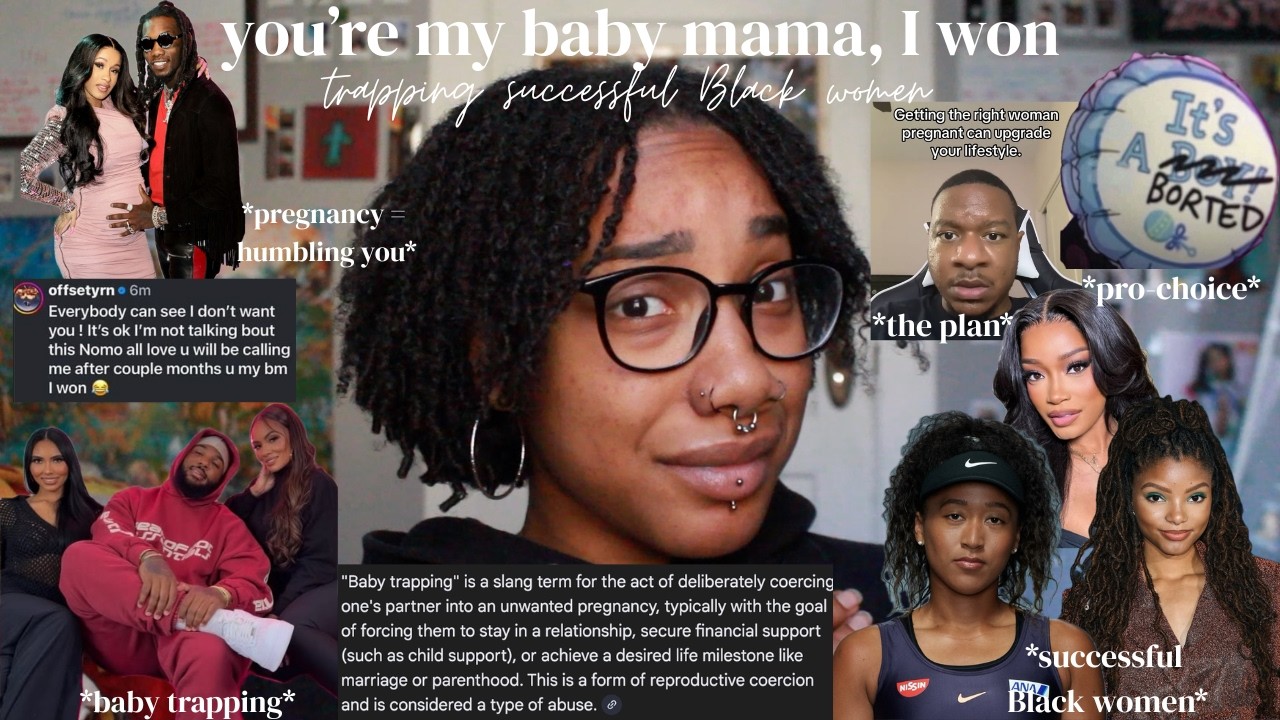 you're my baby mama, I won *trapping successful Black women*