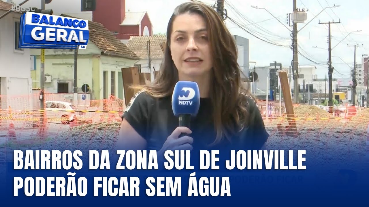 Bairros da Zona Sul de Joinville podem ficar sem abastecimento &aacute;gua neste domingo (11)