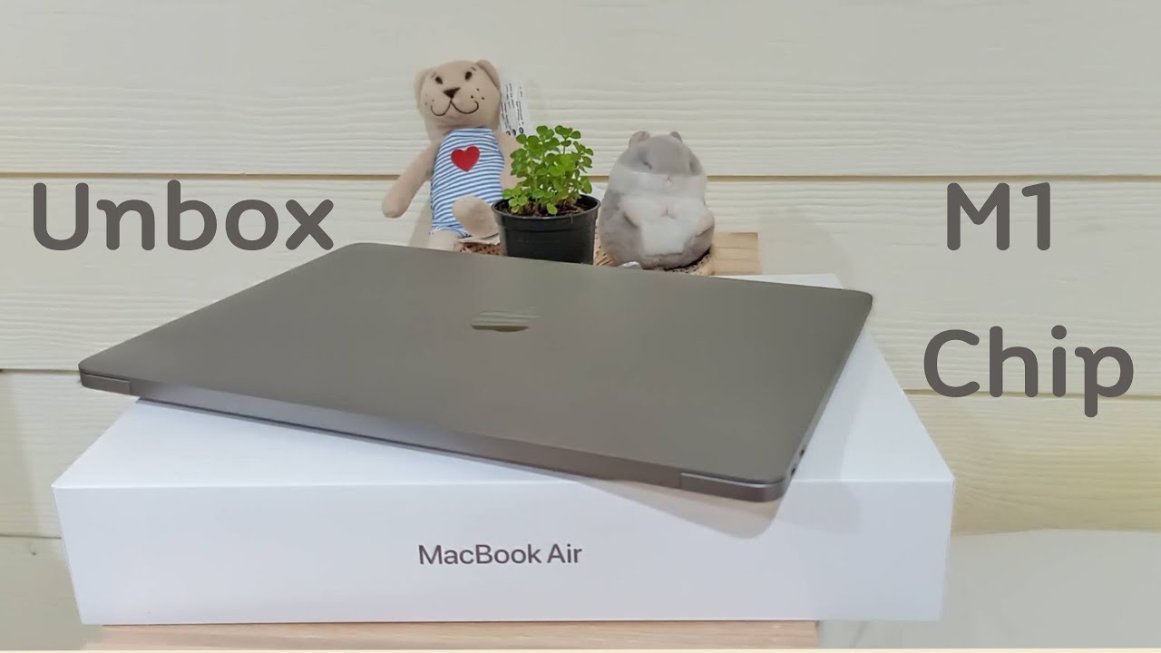 Unbox MacBook Air M1 📦💻 with some accessories + download IPad App/ แกะกล่อง