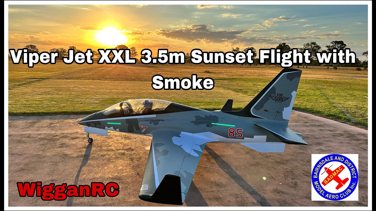 Viper Jet XXL 3.5m flight at Sunset