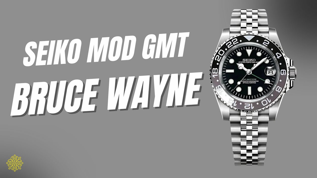 Seiko Mod GMT Bruce Wayne: Build Guide