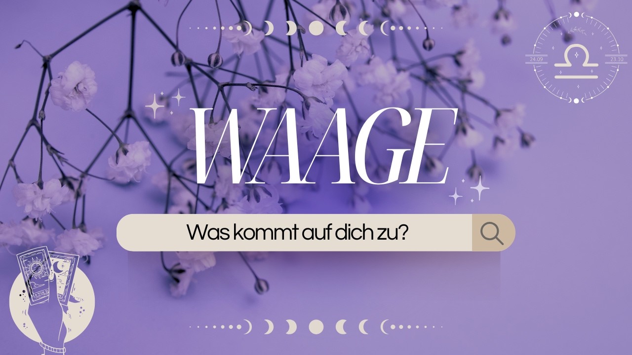 WAAGE ♎ Gute Chance – falsches Gefühl I März 2026