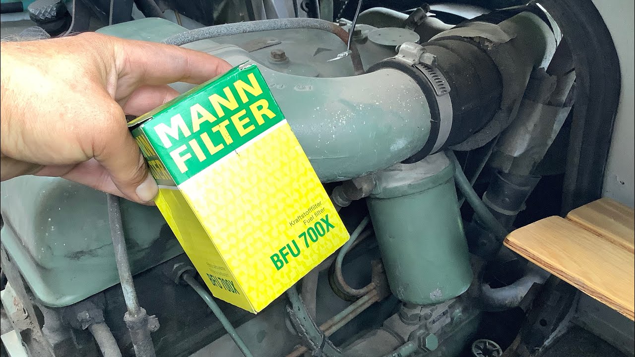 OM314 Dieselfilter wechseln - Mercedes 508 - DüDo - Wartung - DIY change Diesel filter