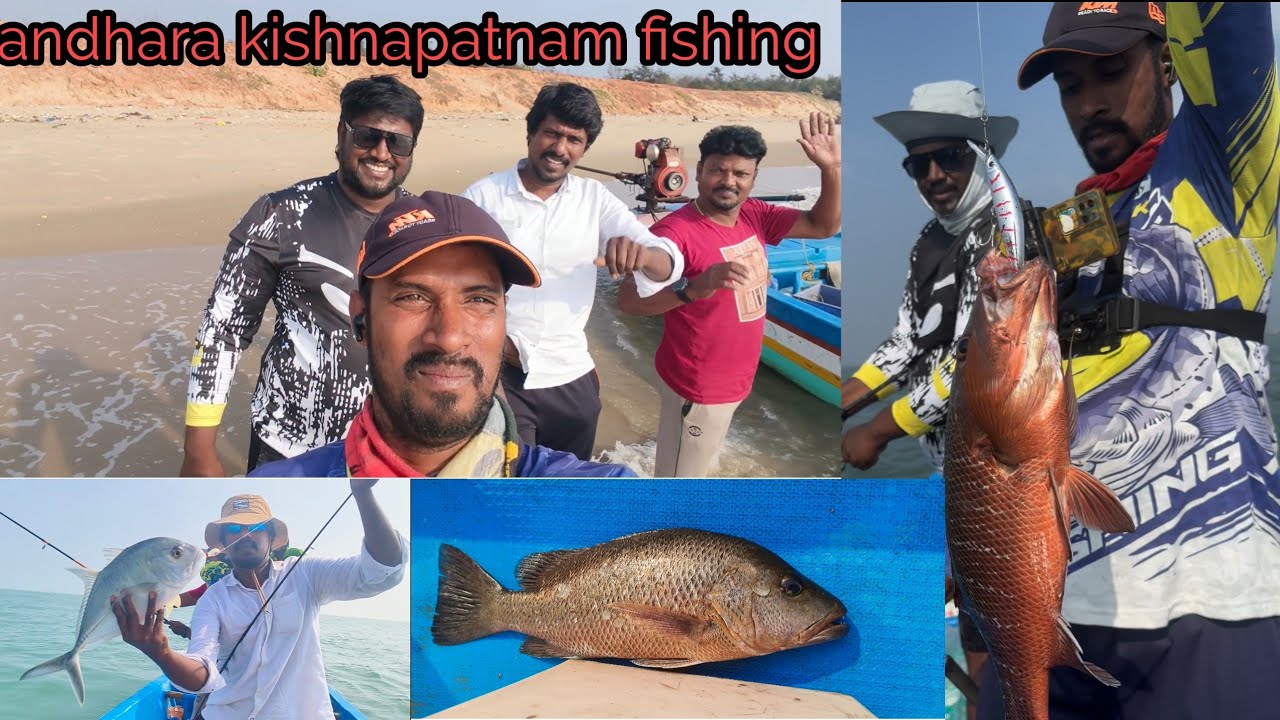 Andhara kishnapatnam fishing back to back catches gt  mj