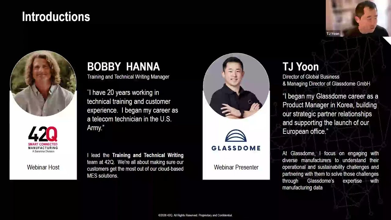 Webinar | How Glassdome & 42Q Transform Manufacturing Data into PCF Insights