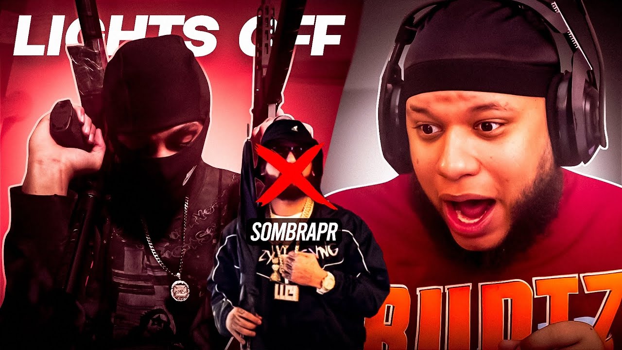 REACCIONO A LAJA LE TIRA A SOMBRA😯  ? - LIGHTS OFF (Video Oficial) #spanishdrill