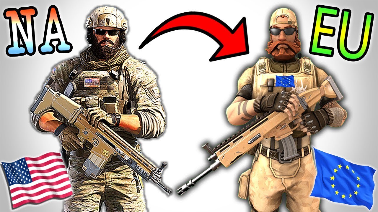 I TRIED THE EU SERVERS... - Rainbow Six Siege (Operation Wind Bastion)