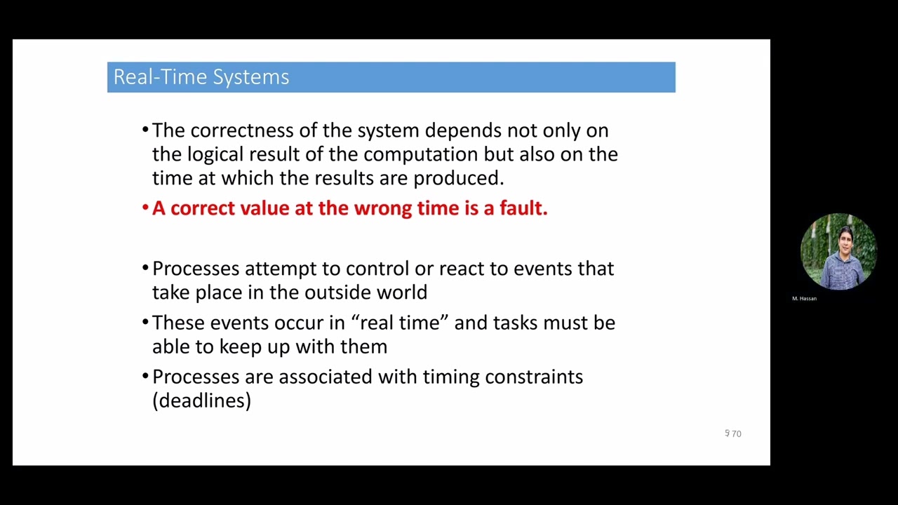 Real-Time Analysis and Scheduling