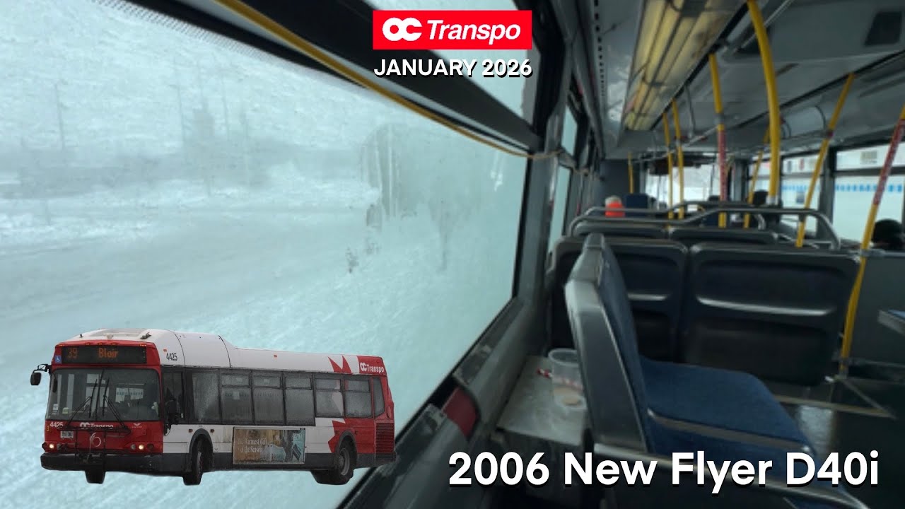 Highway Ride on OC Transpo New Flyer D40i Invero - Route 39 Blair