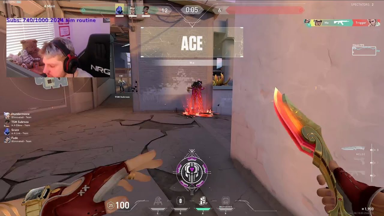 ACE! SUNSET! NRG DEMON1 INSANE CHAMBER VALORANT GAMEPLAY [Full Match VOD]