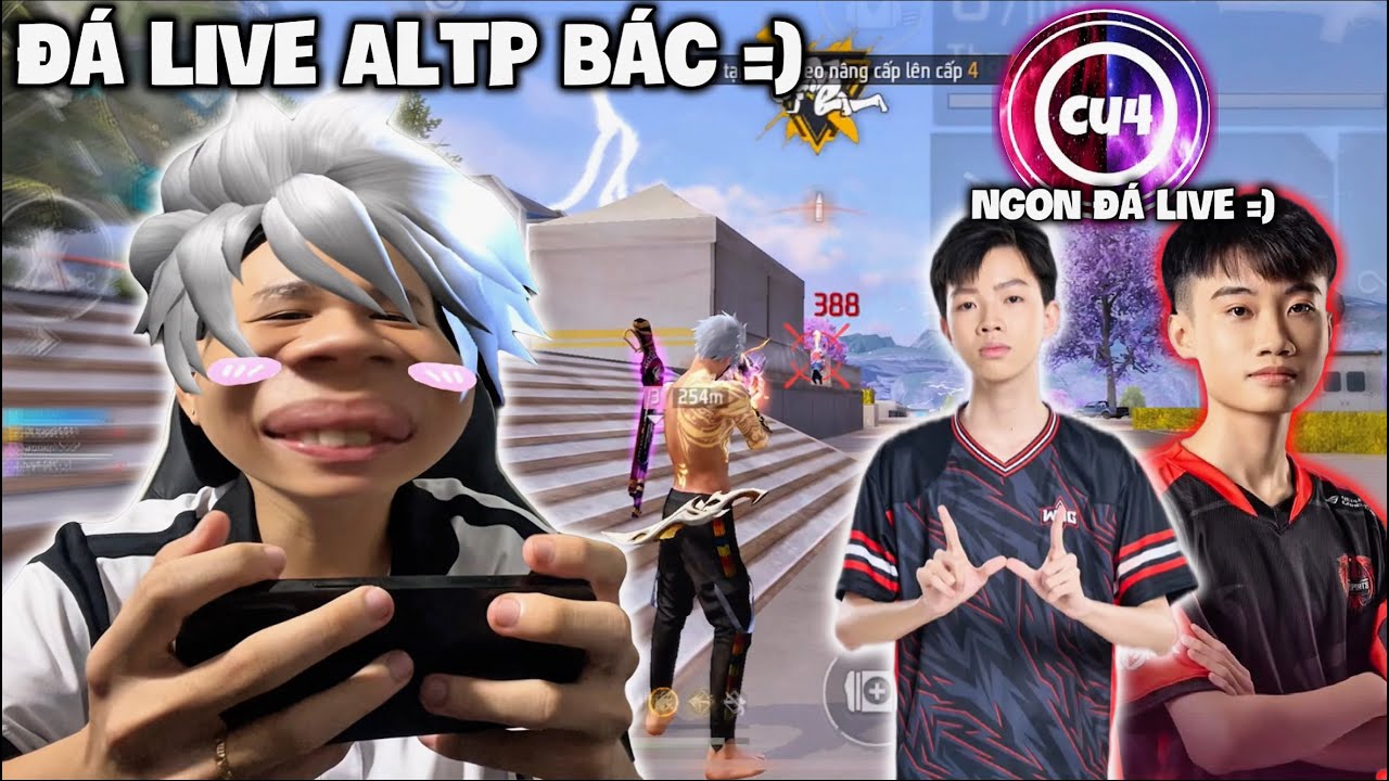 [Free Fire] ĐÁ LIVE ALTP C4 TQUY MA GAMING CỨU MỲ TÔM BÁC GẤU 30 CỦ SIÊU CĂNG
