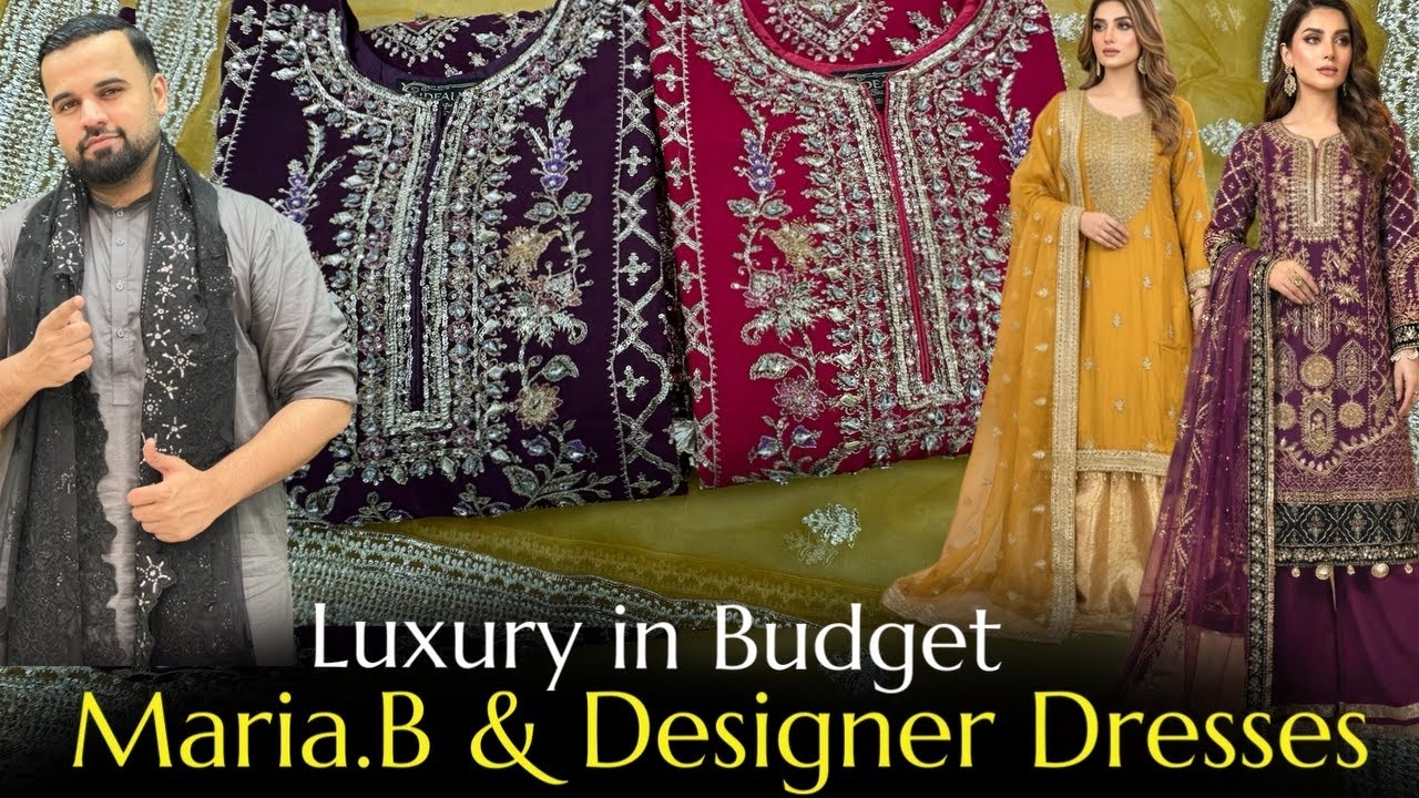 Ideal Boutique Recreate Maria.B Soraya & Pakistani Designer Luxury Dresses Design | Stitched Dresses