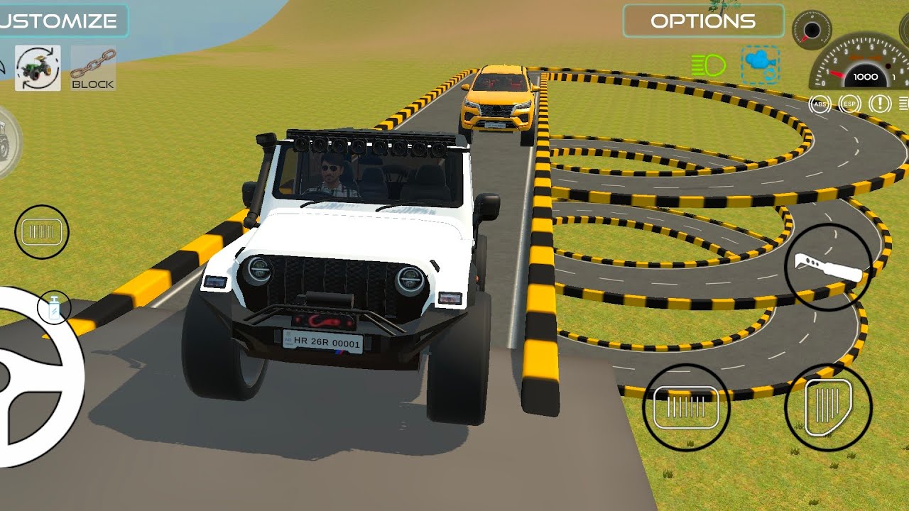 Fortuner 💪 Vs Thar 4x4 😱 Extreme Offroad Gameplay | Indian Vehicles Simulator 3D #fortuner #thar4x4 