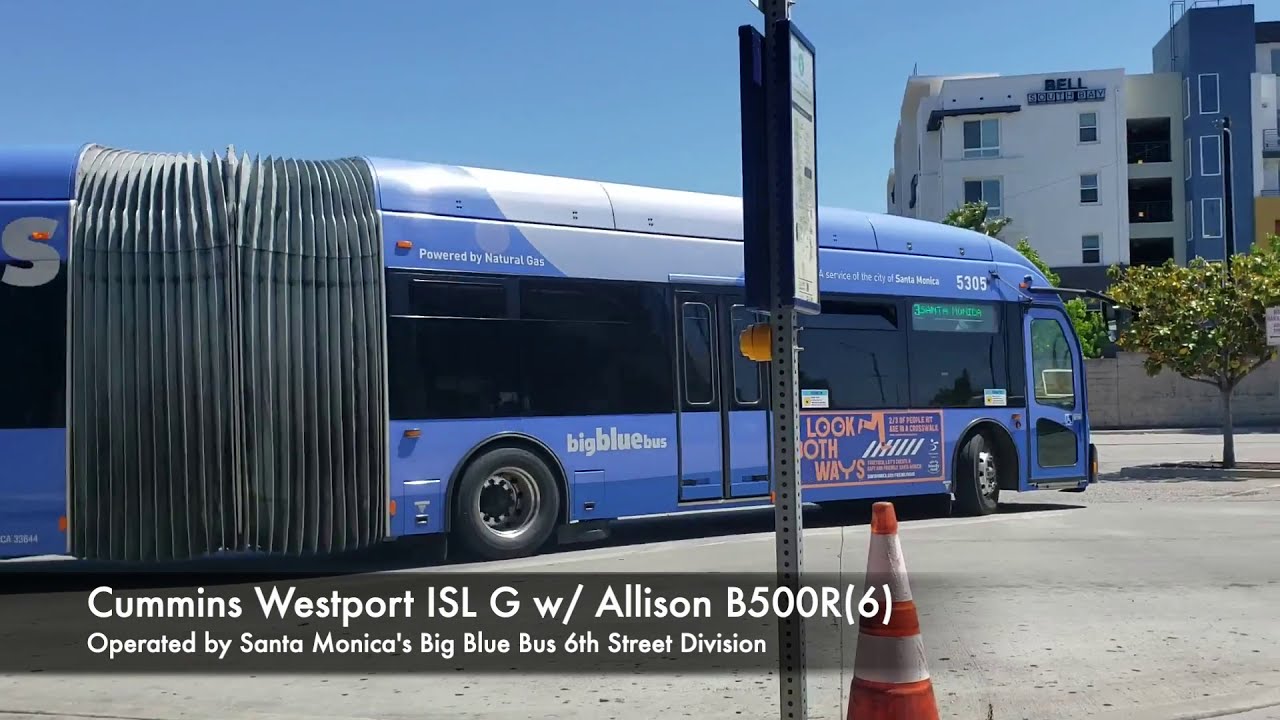 Santa Monica's Big Blue Bus - Route 3 Northbound (Front View)