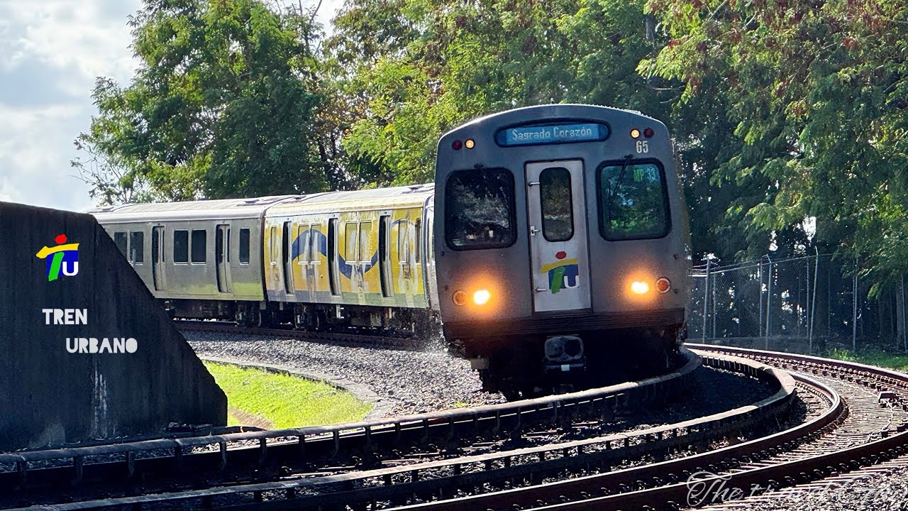 (4K) Tren Urbano Rail Action Compilation at San Juan, PR!