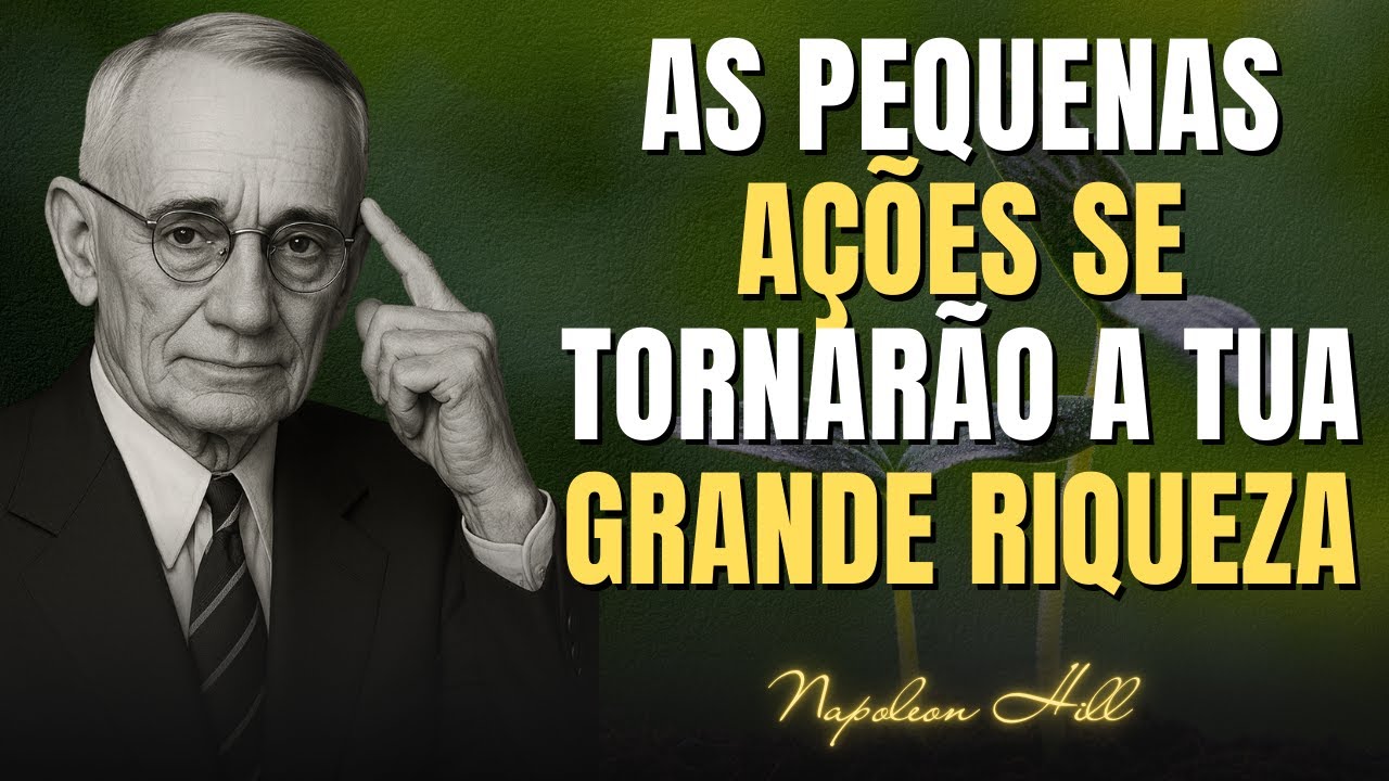Ouça Isso AO ACORDAR E Veja Como a Riqueza Está nas Pequenas Ações do Seu DIA | Napoleon Hill