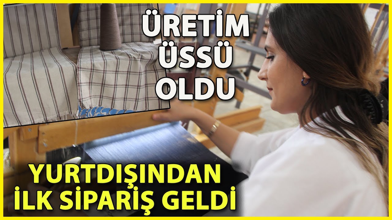 Şırnak'ta Öğrencilerin Ürettiği 'Şal Şapik' Kumaşın İhracatına Başlandı