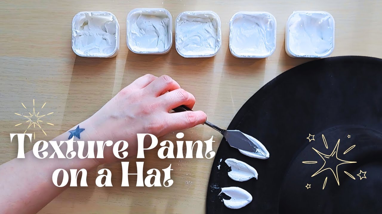 Adding Textured Paint to Hat