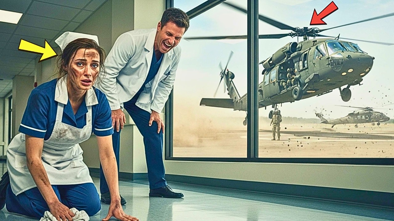 Gelächter im Krankenhaus — bis ein Militär-Helikopter ihren Namen rief