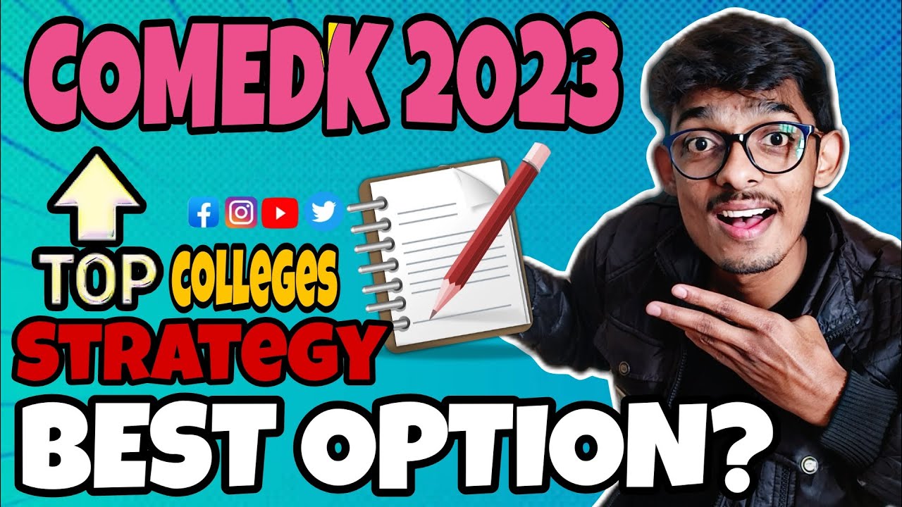 COMEDK 2023 | COMEDK Exam dates and strategy | Best strategy to crack Comedk exam 🎯🎯💯 #jeemain2023